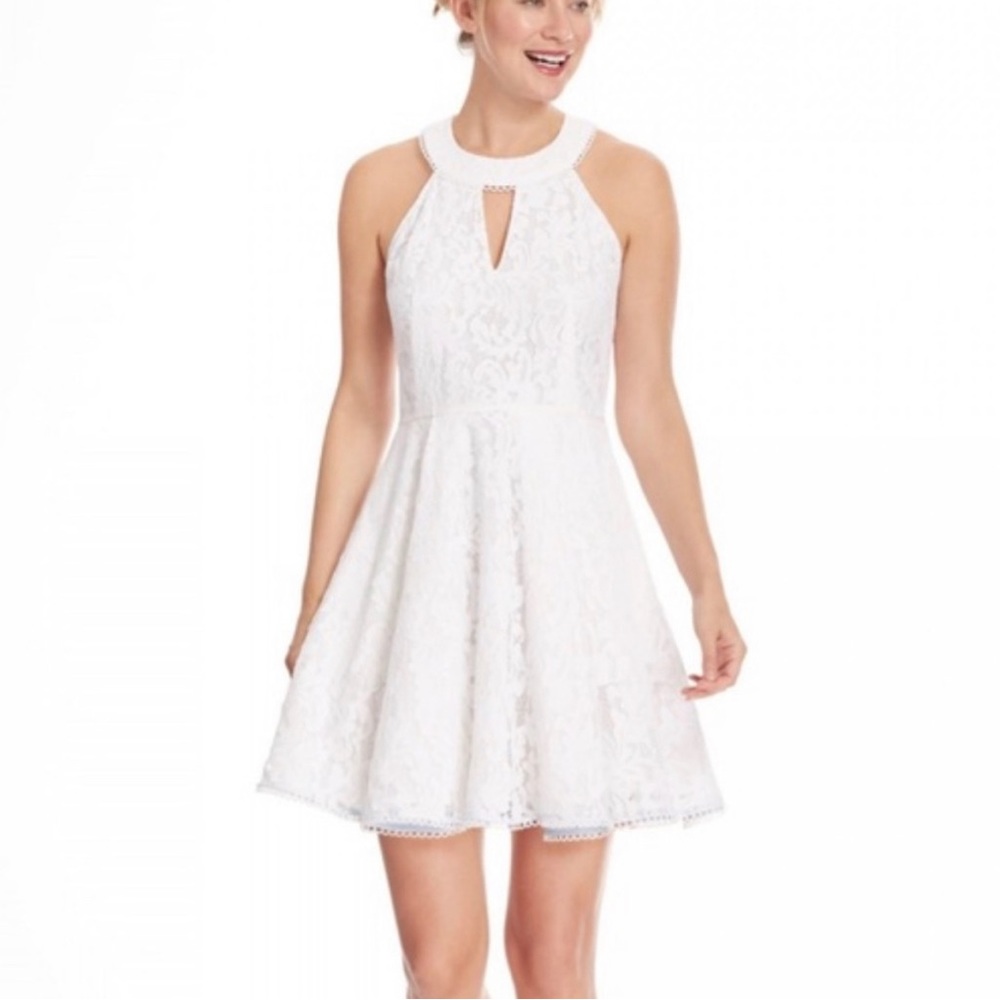 Draper James White Lace Dress